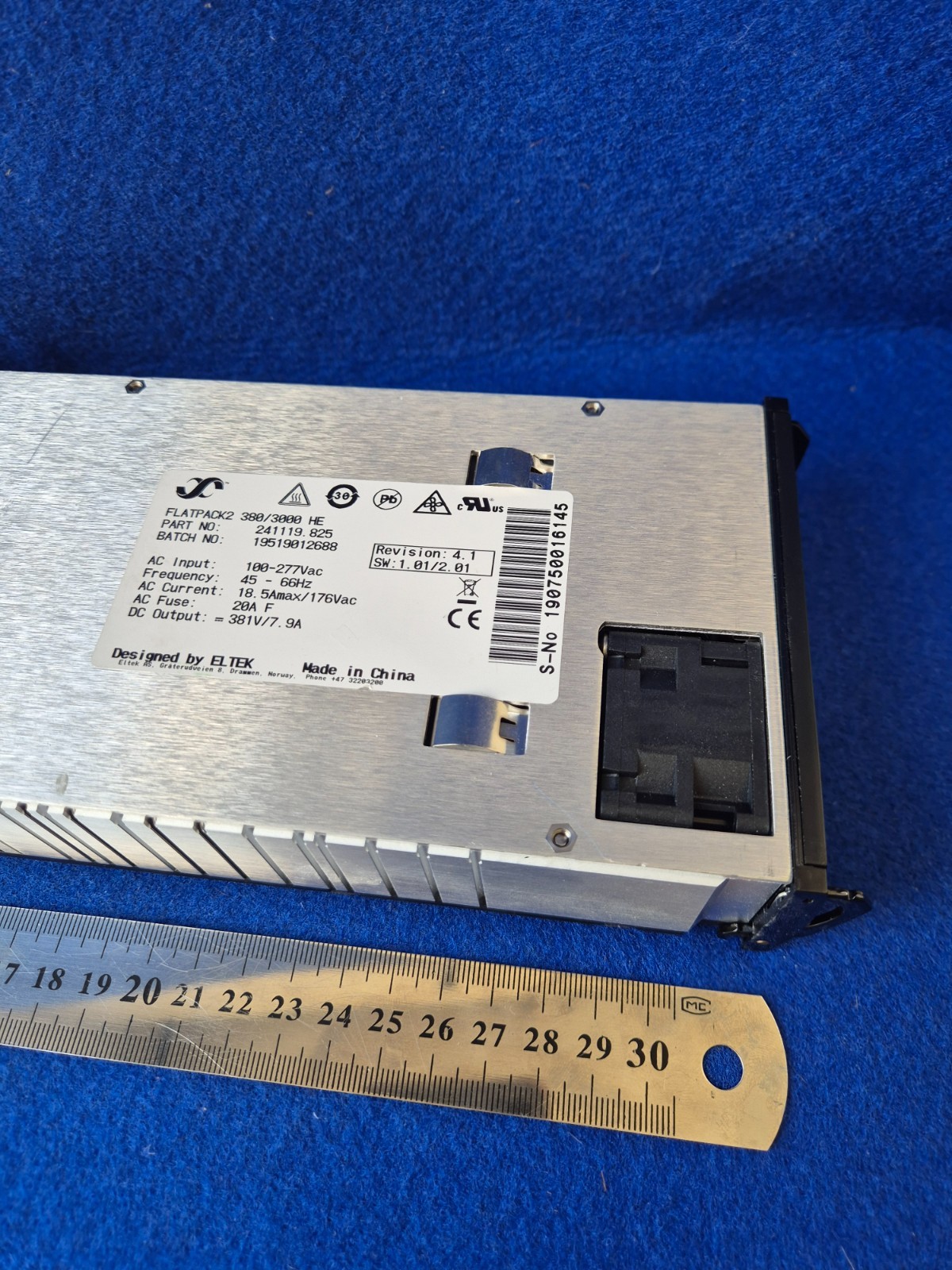 ELTEK Flatpack2 380/3000 HE UI Rectifier Module 241119.825