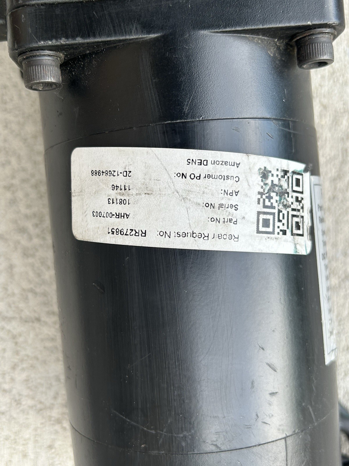 FMH Conveyor 007003 DC Motor 500 RPM 180VDC DS-6055SGN-KO (KB) Comes As Shown
