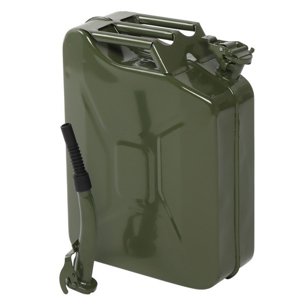 20L Portable American Fuel Oil Petrol Diesel Storage Can Oil Drum Army Green