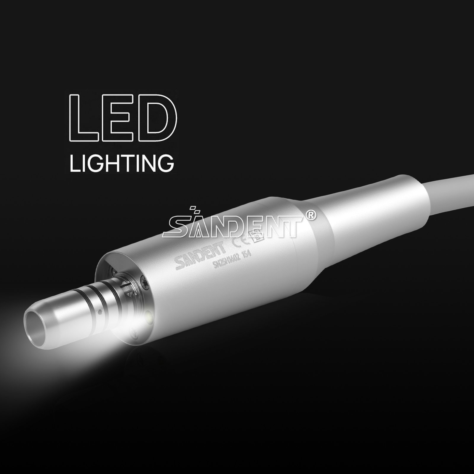 Dental Electric Handpiece Motor System LED Brushless Built-in 1:1 1:5 16:1 Modes