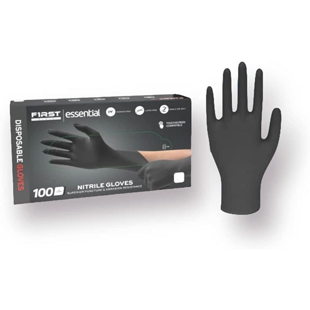 First Glove Essential Nitrile Gloves – Disposable LARGE 3.5 Mil 1000 Pcs
