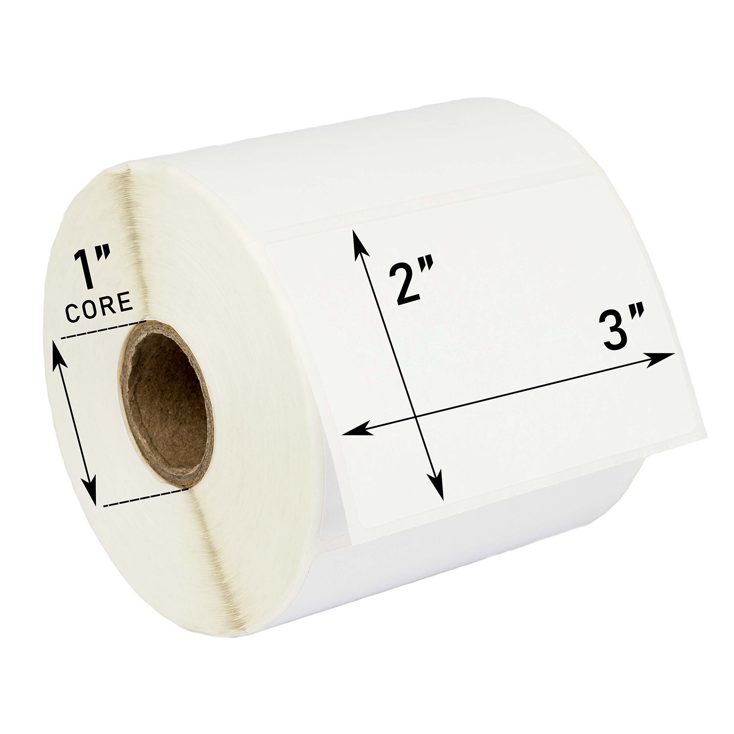 ZEBRA / ELTRON 3×2 (3″ x 2″) Direct Thermal Labels – (16) Rolls of 750