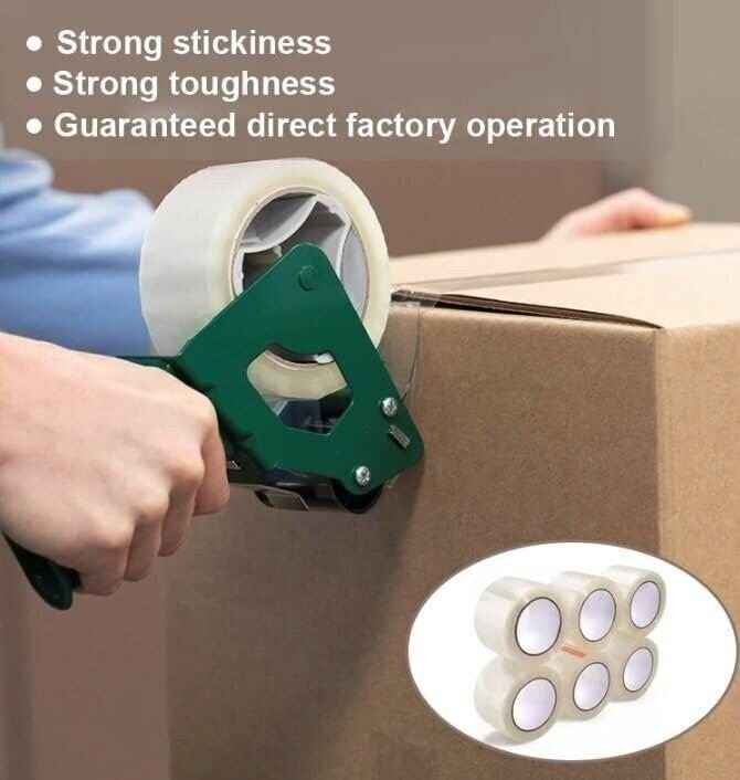 72 Rolls Shipping Packaging Box Packing Sealing Tape 1.6 mil 2″ x 110 Yard 330FT