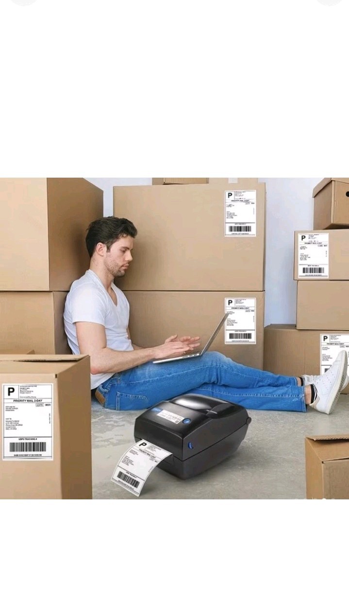 500 count 4×6 Fanfold Direct Thermal Shipping Labels