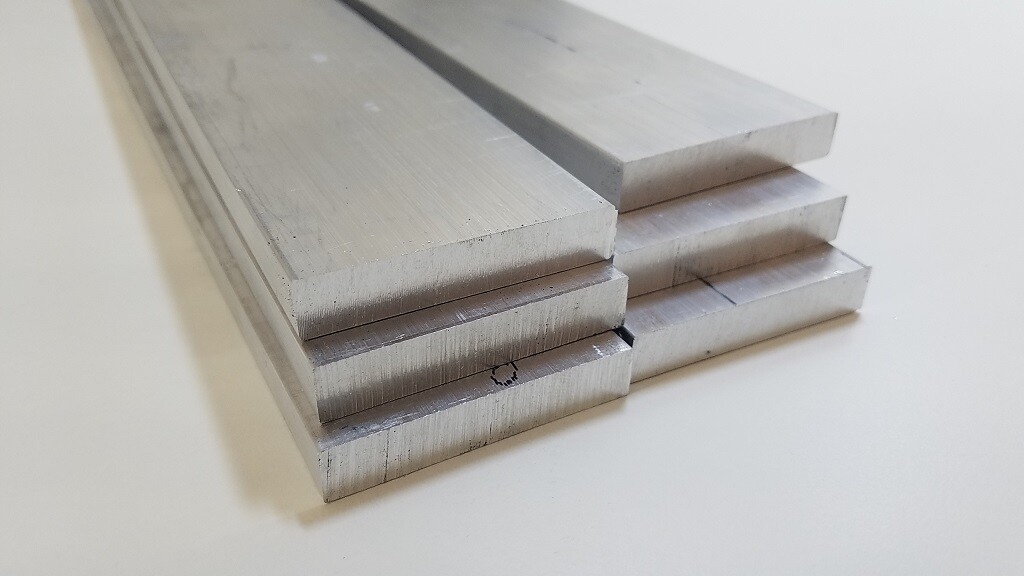 6061 Aluminum Flat Bar, 3/8″ x 2″ x 36″ long, Solid Stock, Plate, Machining