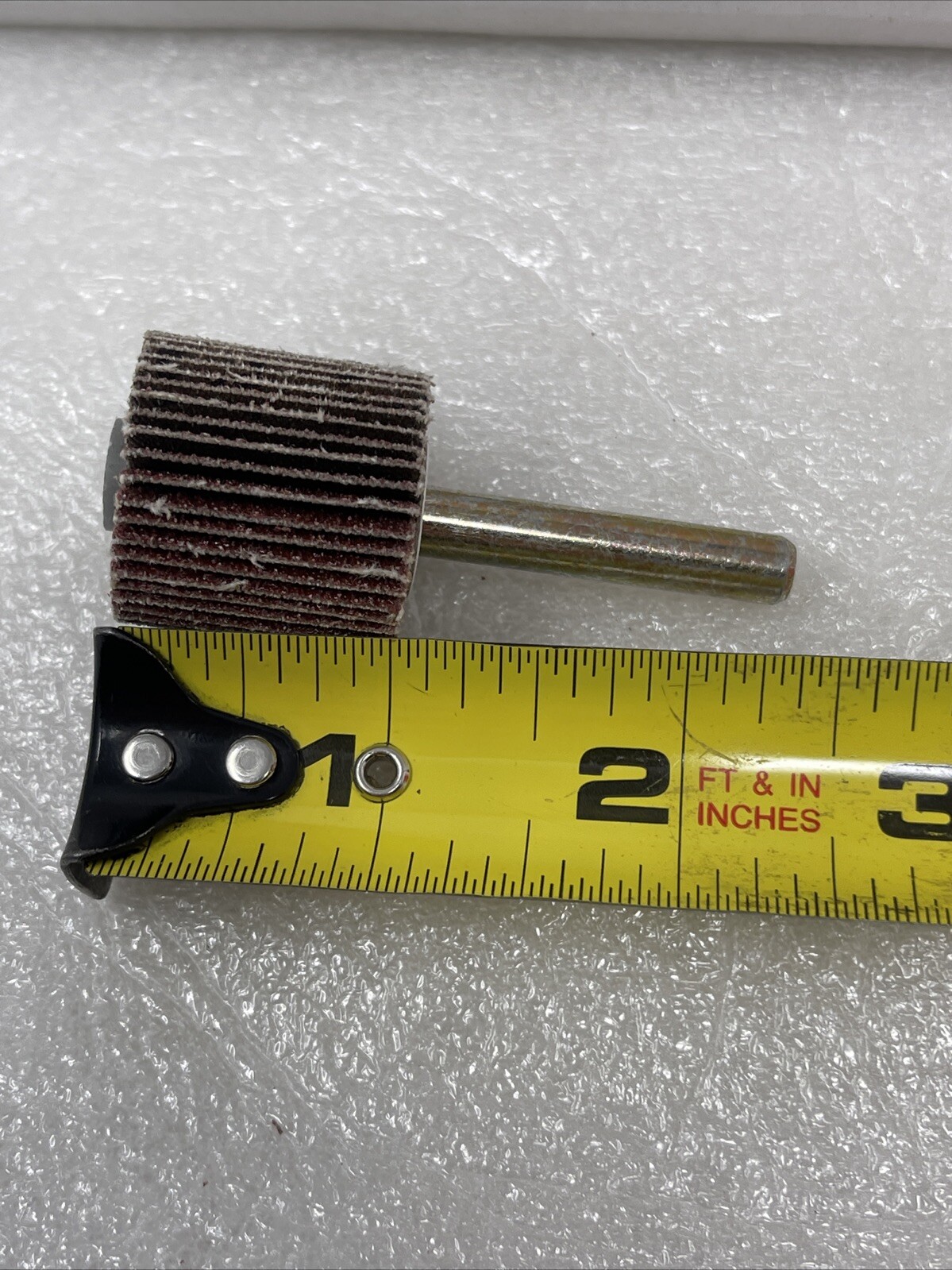 1″ x 1″ x 1/4″ Shank Mounted Flap Wheels – A/O 60 Grit Sanding Wheels, 50 Pack