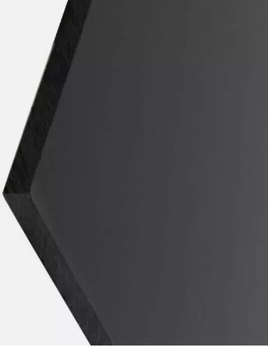 Black Plastic Sheet High Density Polyethylene 1/4″ x 24″ L X 24 Inch W HDPE NEW