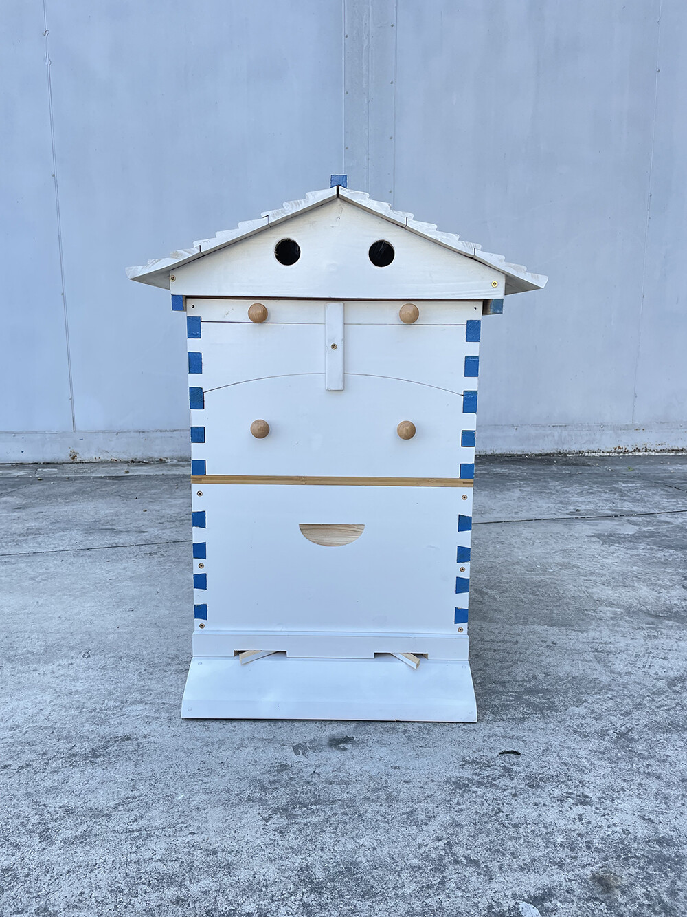 2026 White Wooden Auto Bee Hives Cedarwood + 7PCS Beekeeping Honey Hive Frames