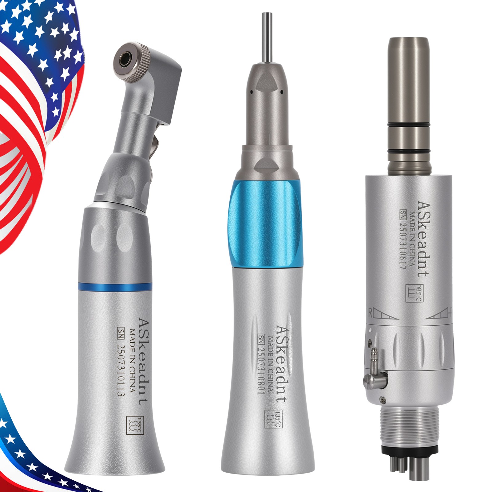 Estilo NSK Dental Contra Angulo Baja Velocidad Pieza de Mano 2/4Hole Micromotor