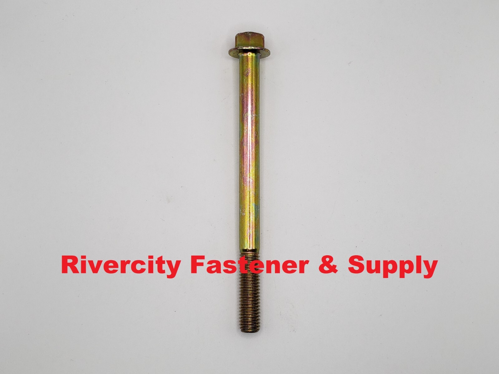 (2) M10-1.5×130 Hex Head Flange Screws DIN 6921 10mm x 130mm Bolts M10x1.5×130
