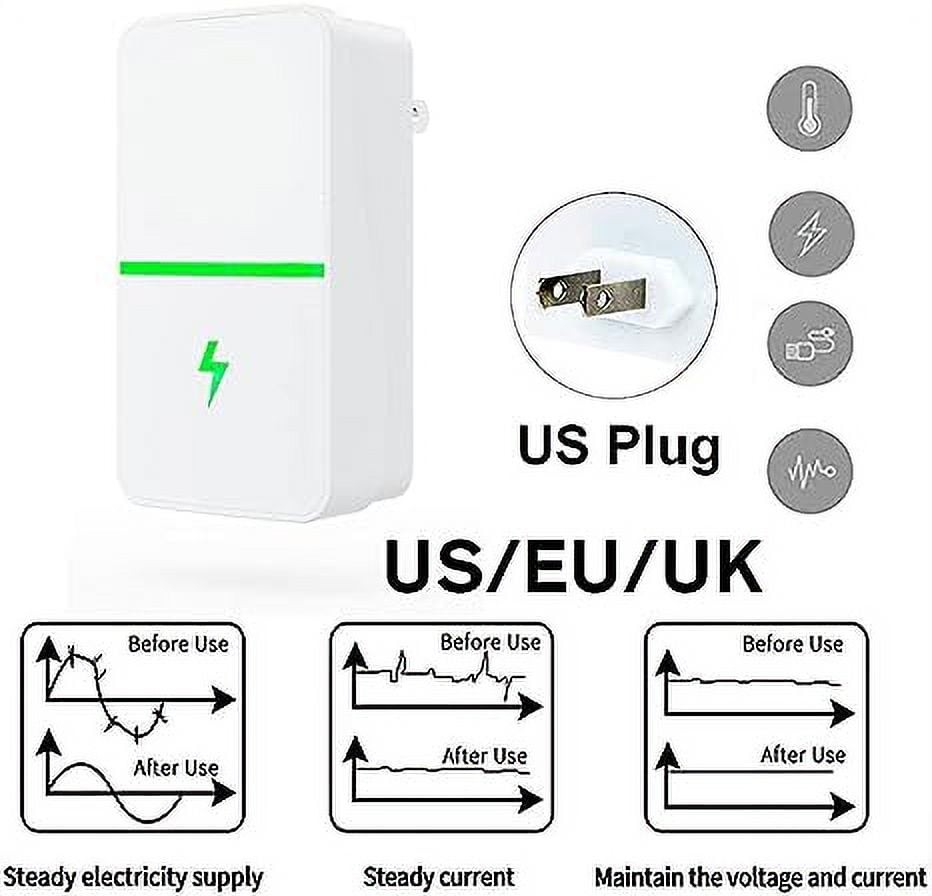Power Plug Pro Energy Saver, Electricity Saving Box 90V-250V 30KW (6pcs)