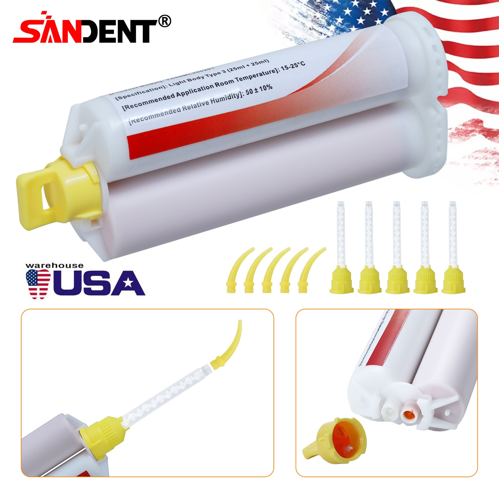 10*NSK Style Dental Low Slow Speed Contra Angle 4Hole Air Motor Handpiece Silver
