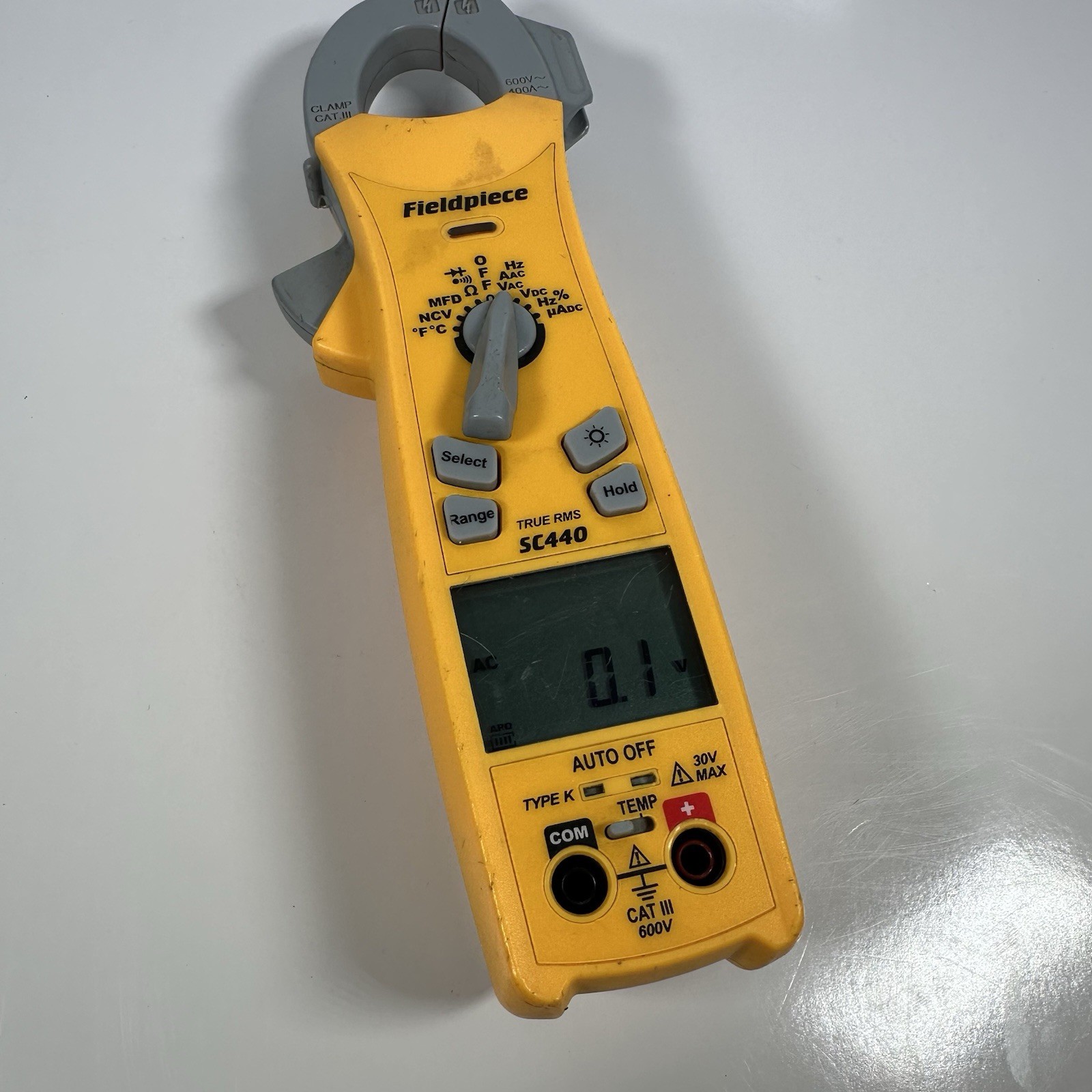 Fieldpiece SC440 Clamp Meter True RMS Auto-Ranging Multimeter with Leads & Case