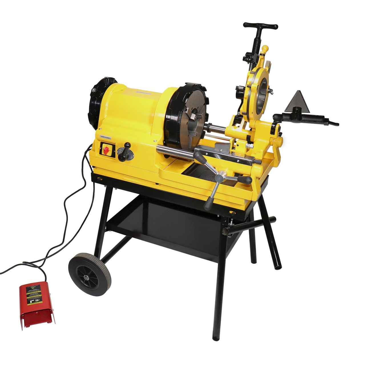 Steel Dragon Tools 6790 1/2 – 4 inch Pipe Threading Machine with Cart