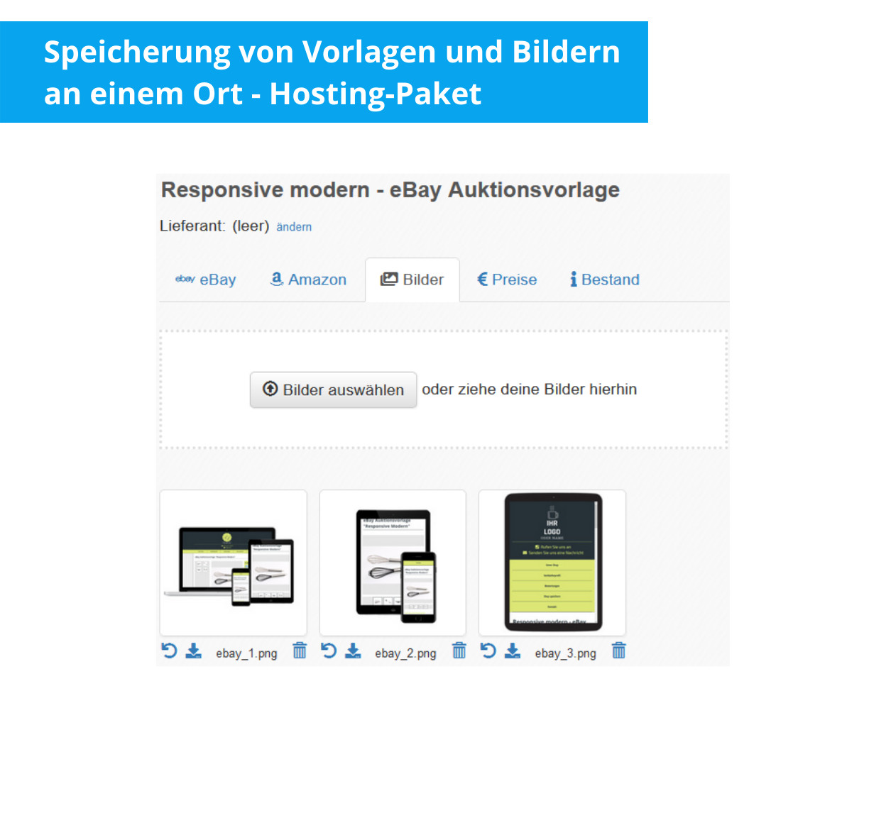 eBay template HTML mobile optimized eBay template responsive modern + editor