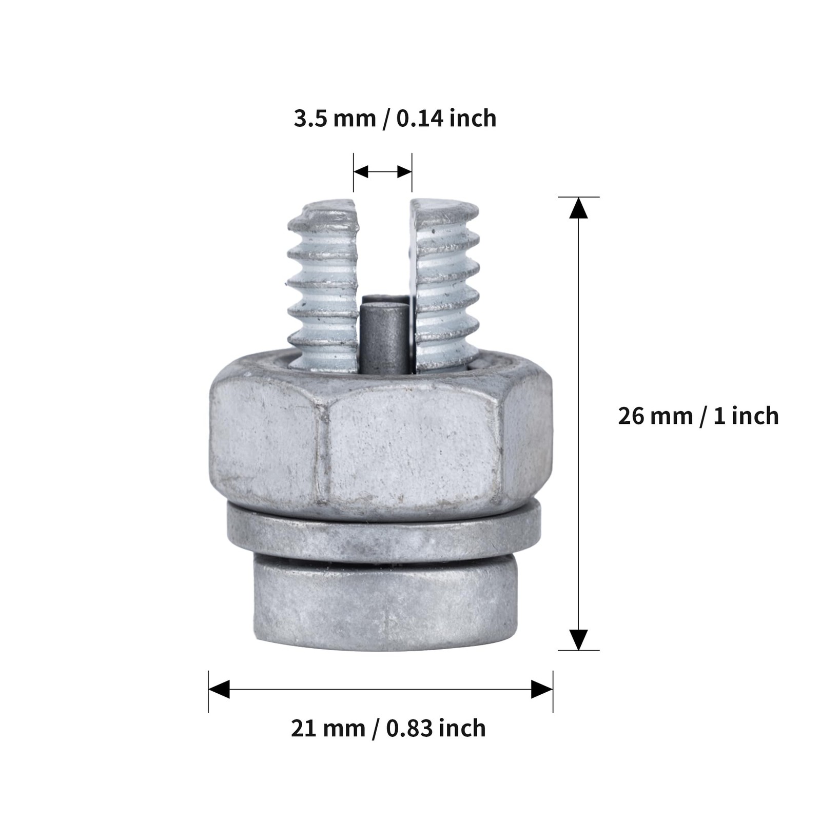 Split Bolts Electrical Fence Connector Wire Join Clamp Split Bolt Wire Connec…