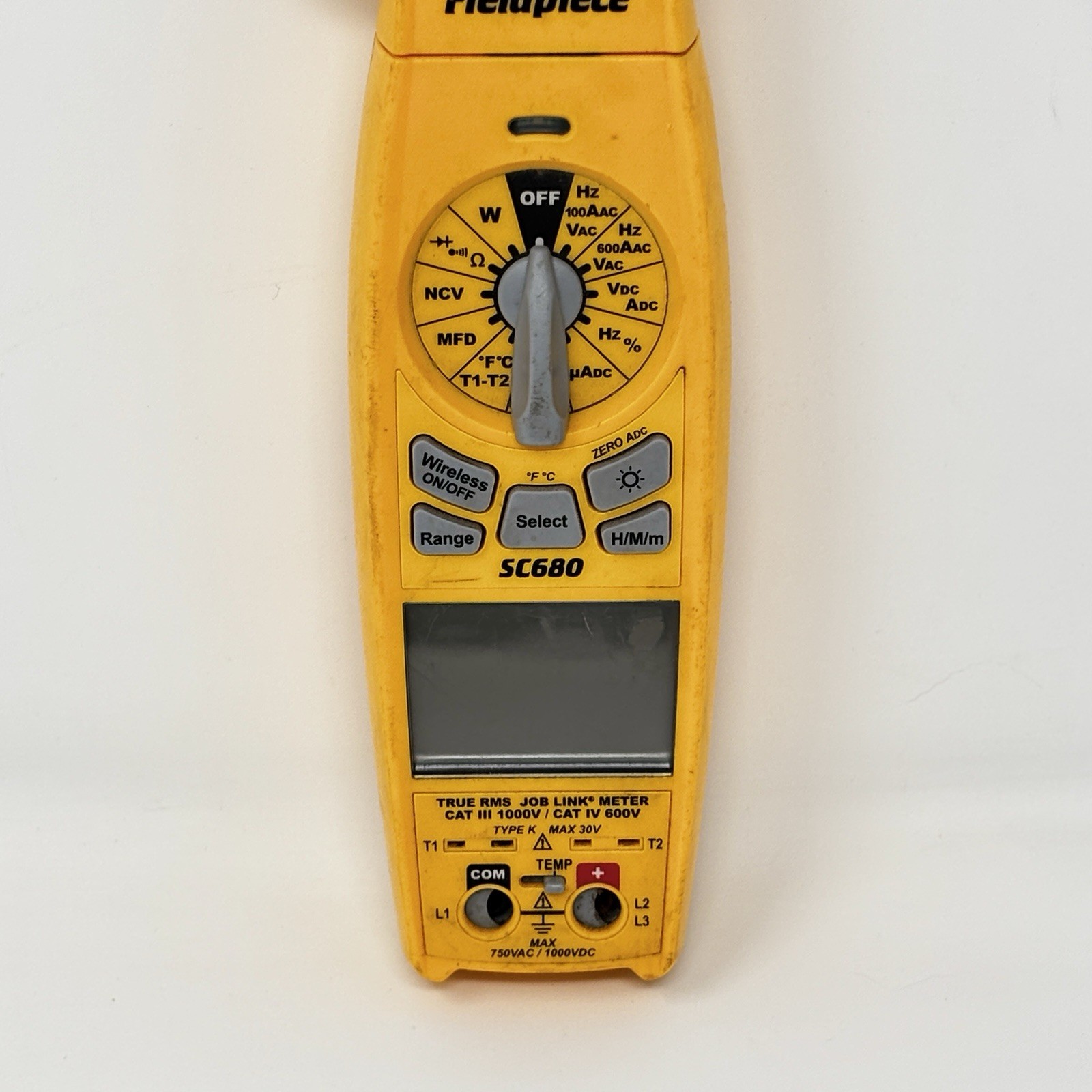 Fieldpiece SC680 HVAC Clamp Meter True RMS Multimeter Tested No Leads Included