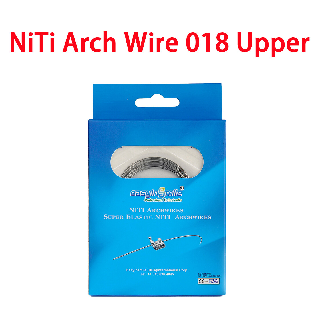 100pcs Dental Orthodontic NITI Arch Wires round natural super elastic Wire 16/20