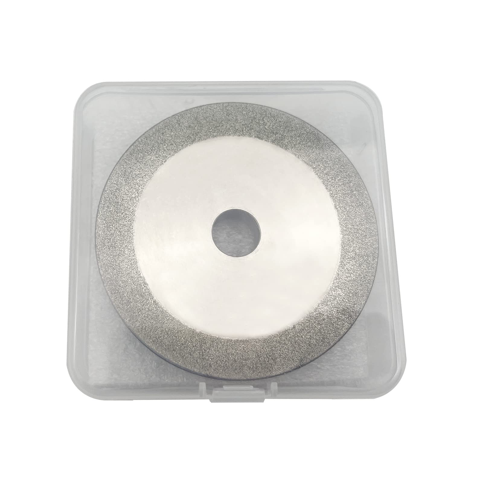 Flat Diamond Grinding Wheel for Tungsten Carbide 3″ 150Grit 1/2″ Arbor 10mm Wide
