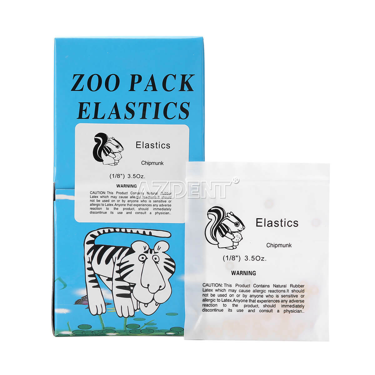 5000Pcs Dental Ortho Elastic Rubber Bands 1/4 3/16 1/8 5/16 3.5OZ 5.0OZ 6.5OZ