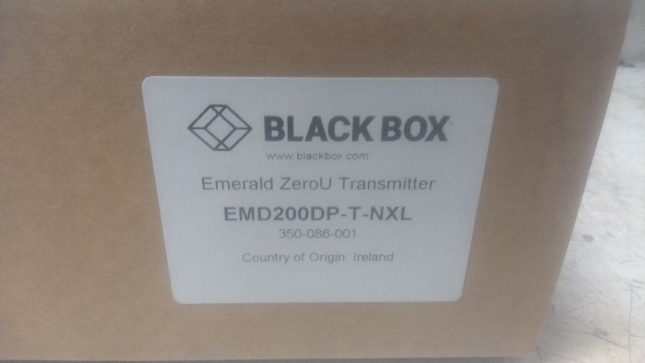 Black Box EMD200DP-T-NXL Emerald ZeroU Transmitter