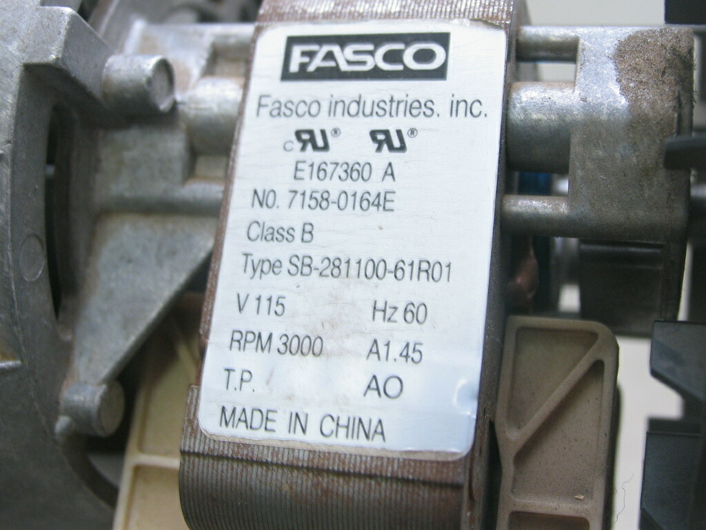 FASCO 7158-0164E Draft Inducer Blower Motor Assembly 7058-0280