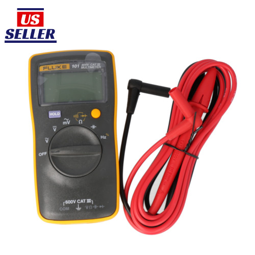 FLUKE 101 Basic Digital Multi-meter Portable Meter ACDC Volt Tester Industrial