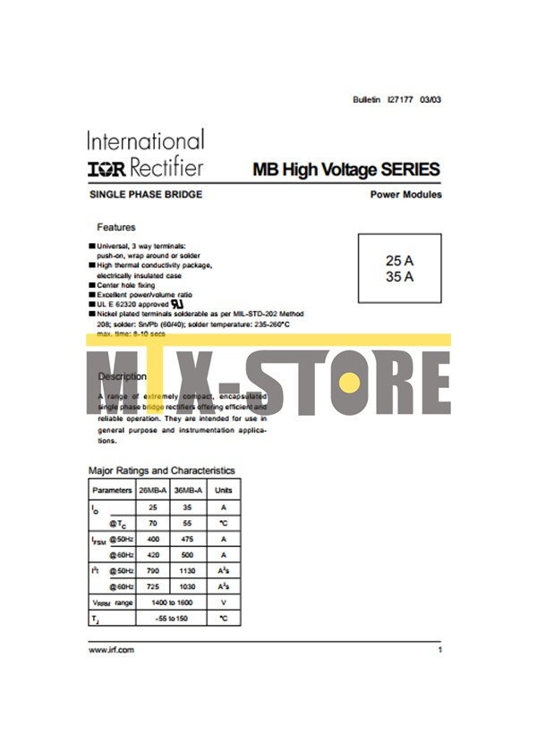 1PCS Brand New Module IR 26MB160A 26MB-160A Quality Assurance 100%