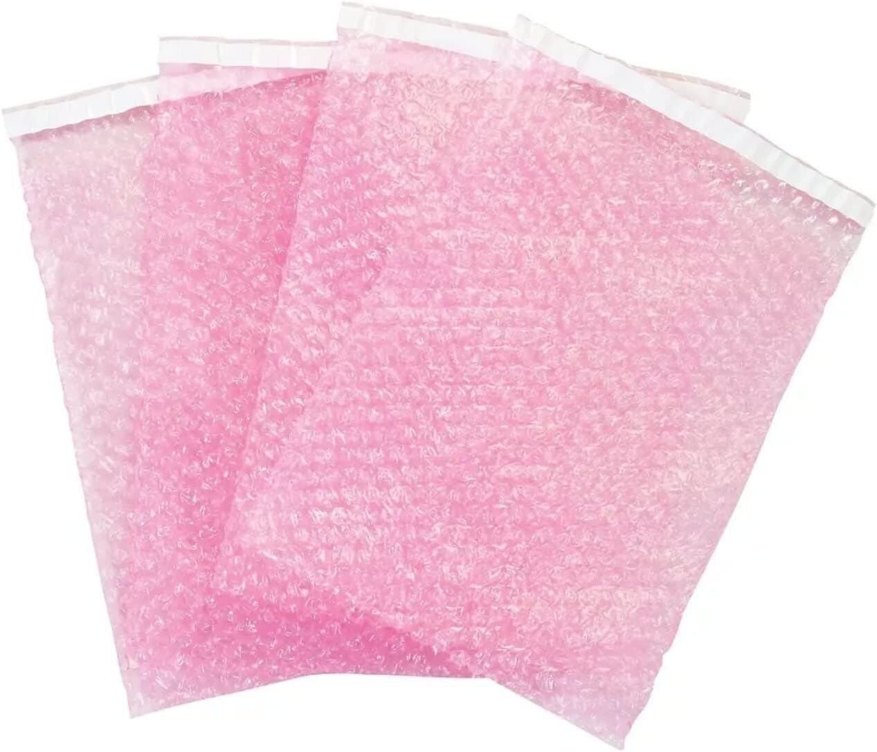 100 – 6×8.5 Anti-Static Bubble Out Pouches Bags Wrap Cushioning Self Seal