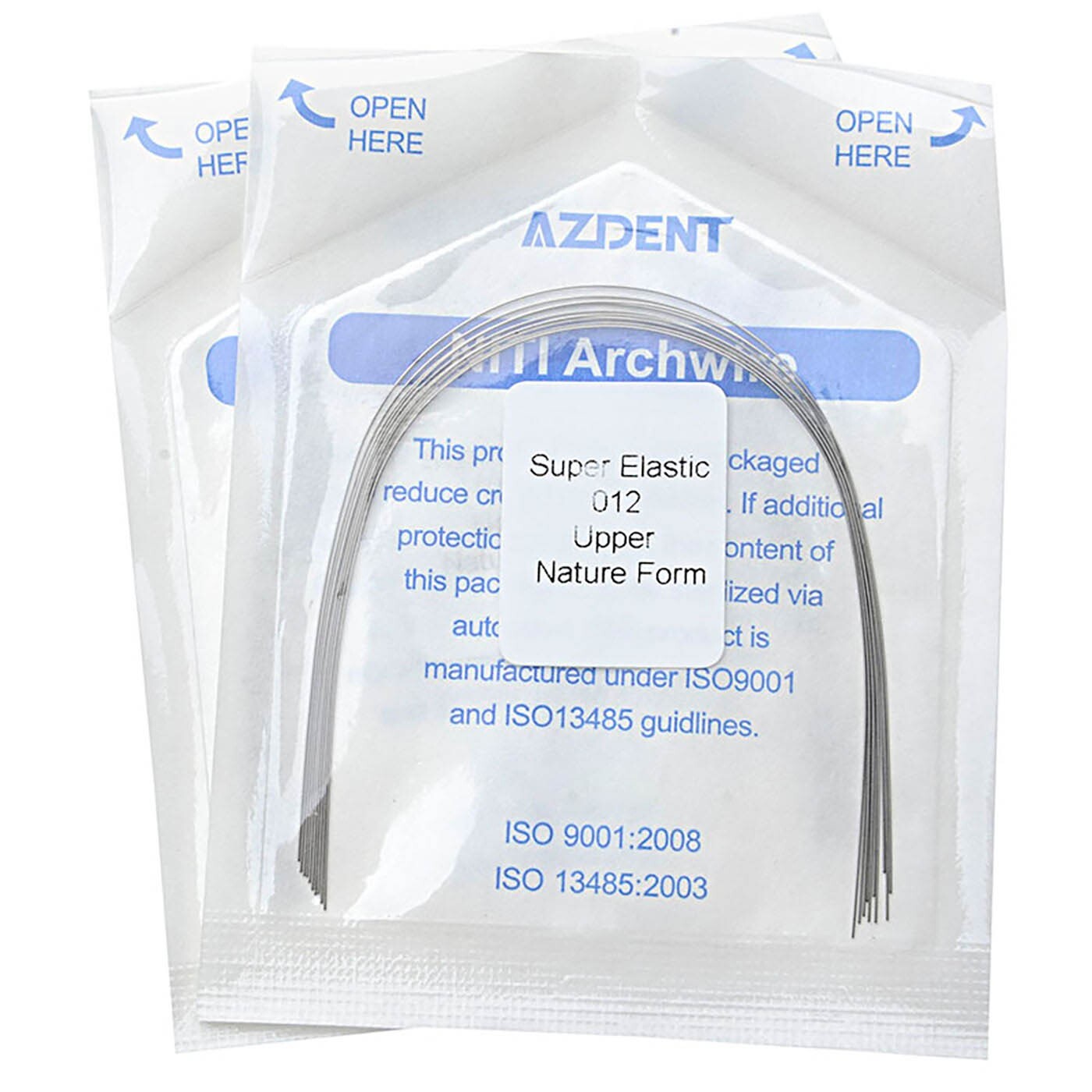 10X AZDENT Dental Orthodontics Super Elastic Niti Round Arch Wire Nature Form