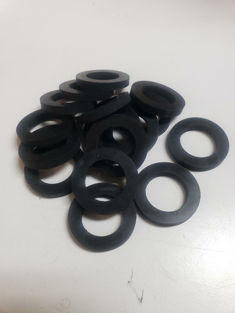 1″ ID Rubber Washers 1.5″ OD x 1/8″ Thick Spacers Gasket Damper 1 x 1 1/2 x 1/8