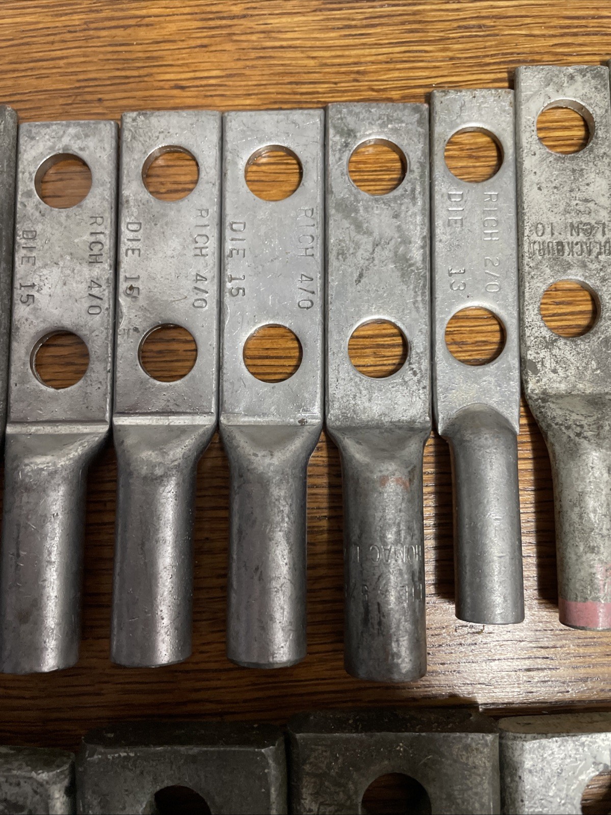 Large Lot Of 31 Compression Lugs Various Sizes