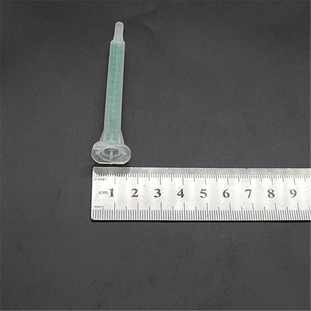 50pcs Static Mixer AB Glue Adhesive Mixing Nozzles Epoxy Resin Glue Mixing Tube