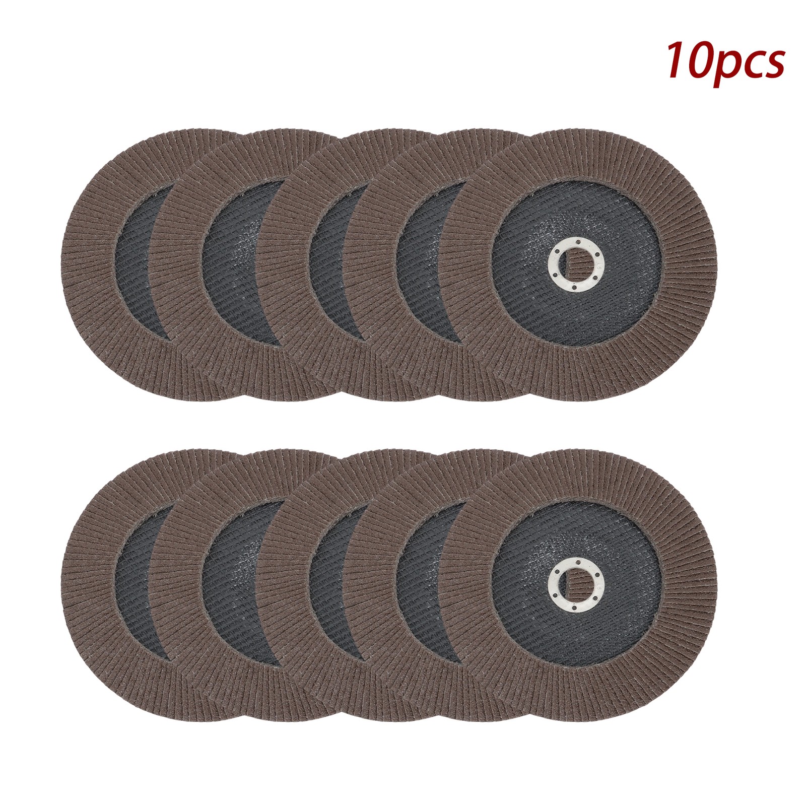 10 Pcs 7″ x 7/8-Inch T29 Flap Discs 40 Grit Flapper Wheel for Angle Grinder