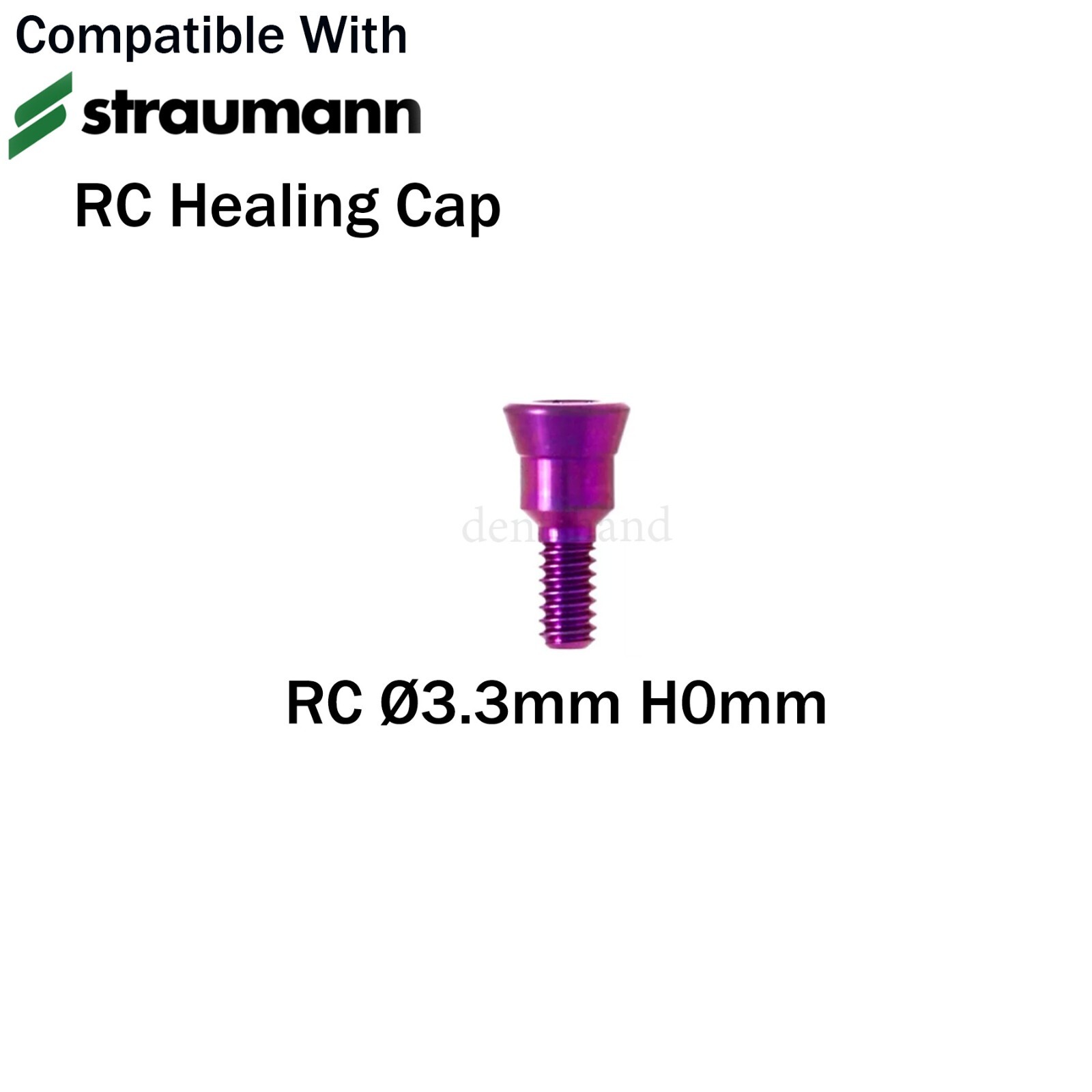 Fits ITI Straumann BL/BLT Dental NC/RC Healing Abutment Caps Cover Screw