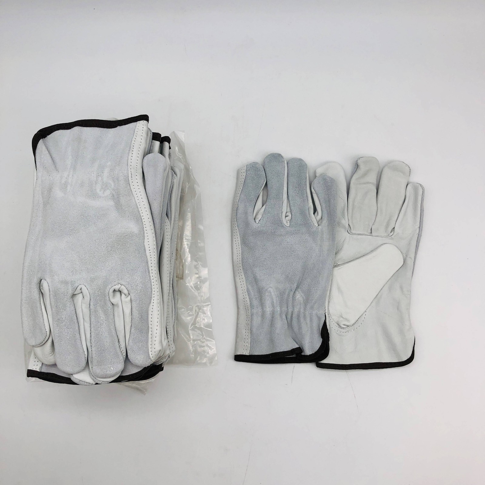 PIP 68-161SB/L Leather Driver Gloves Sz Large Keystone Thb Split Cowhide 12 Pair