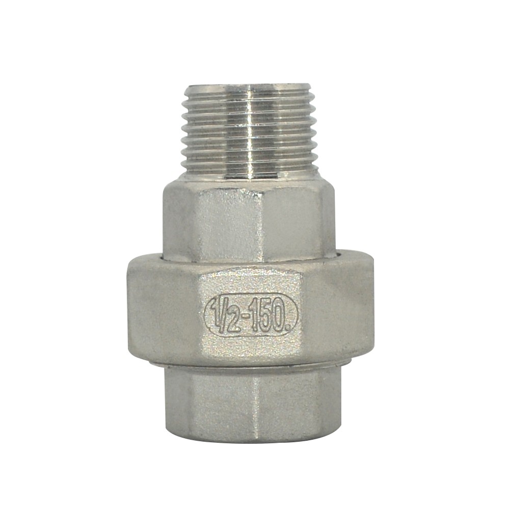 1/2″-2″ NPT Female to Male Malleable Straight Union Coupling Pipe Adapter SS 304