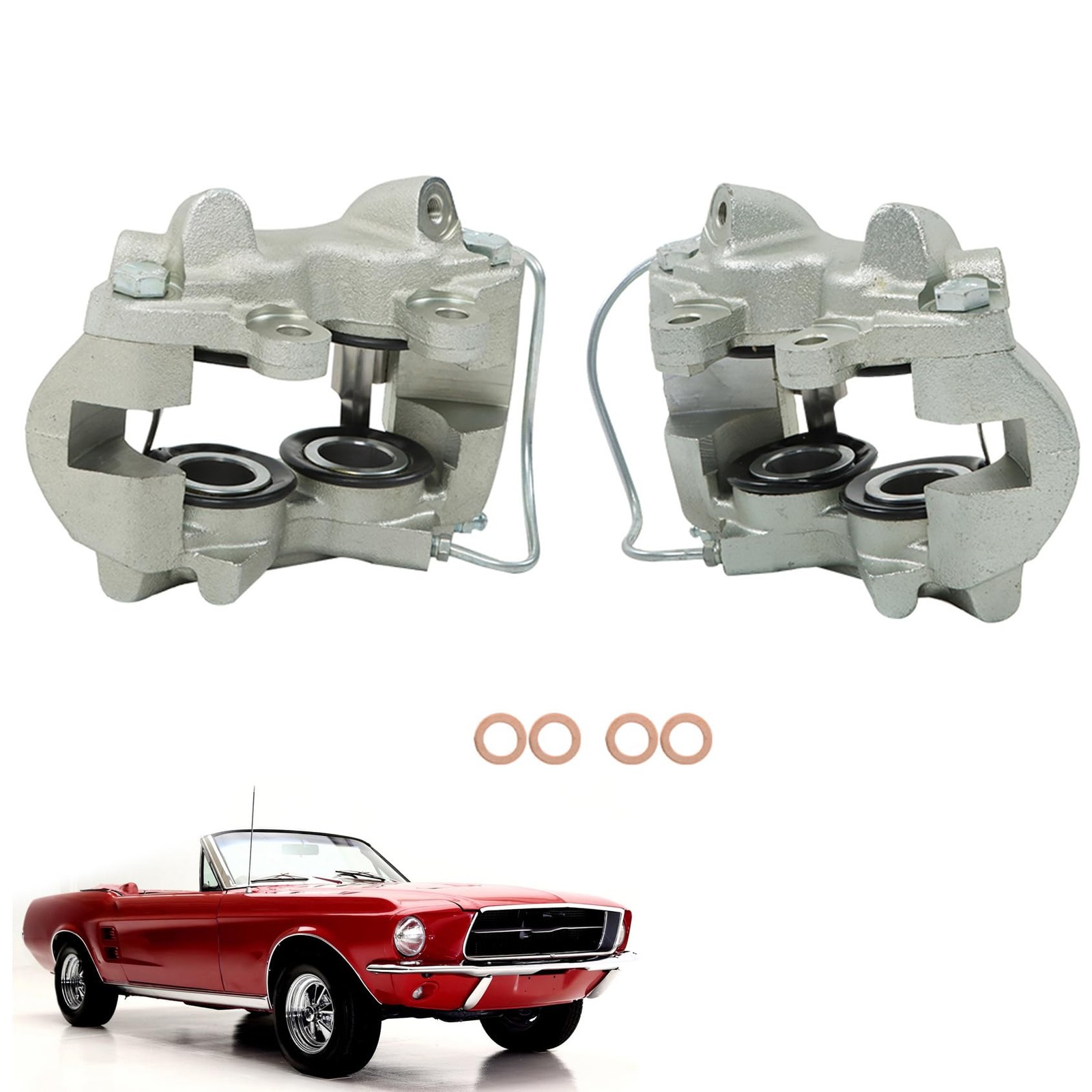 Brake Calipers Replacement for Falcon Ranchero Cougar Comet 1967 184404