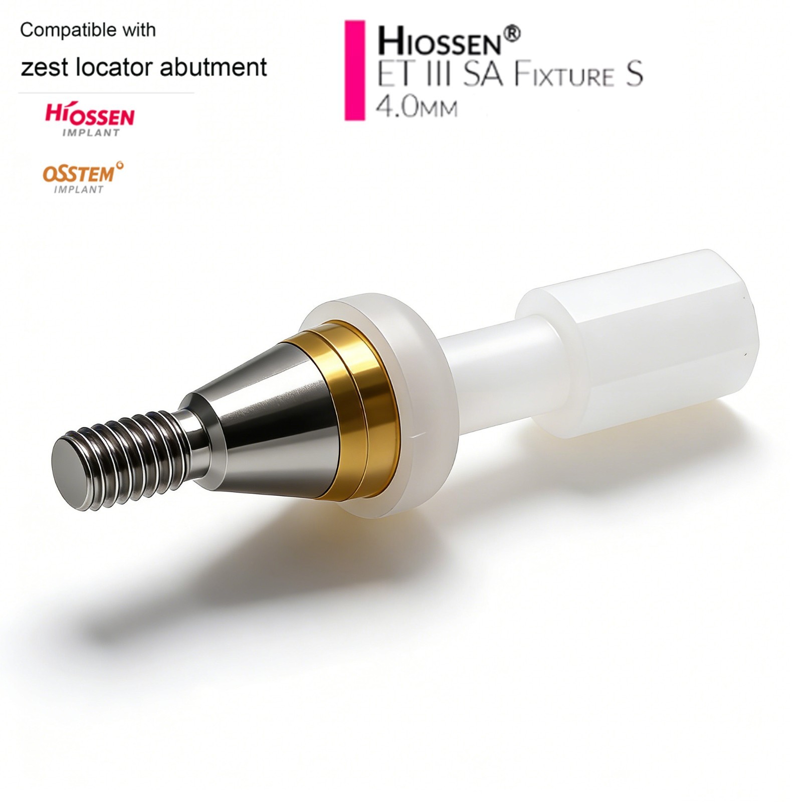 US Dental Ti Implant Abutment Hiossen Regular Fits OSS Zest Locator Overdenture