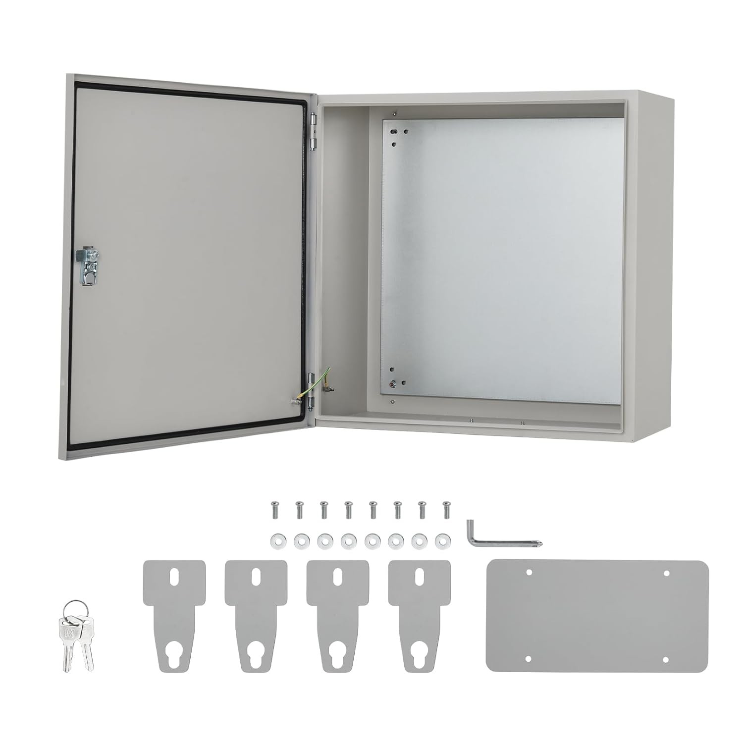 12″-24″ Waterproof Electrical Box IP66, Titanium Steel, Lockable, Rust-Resistant