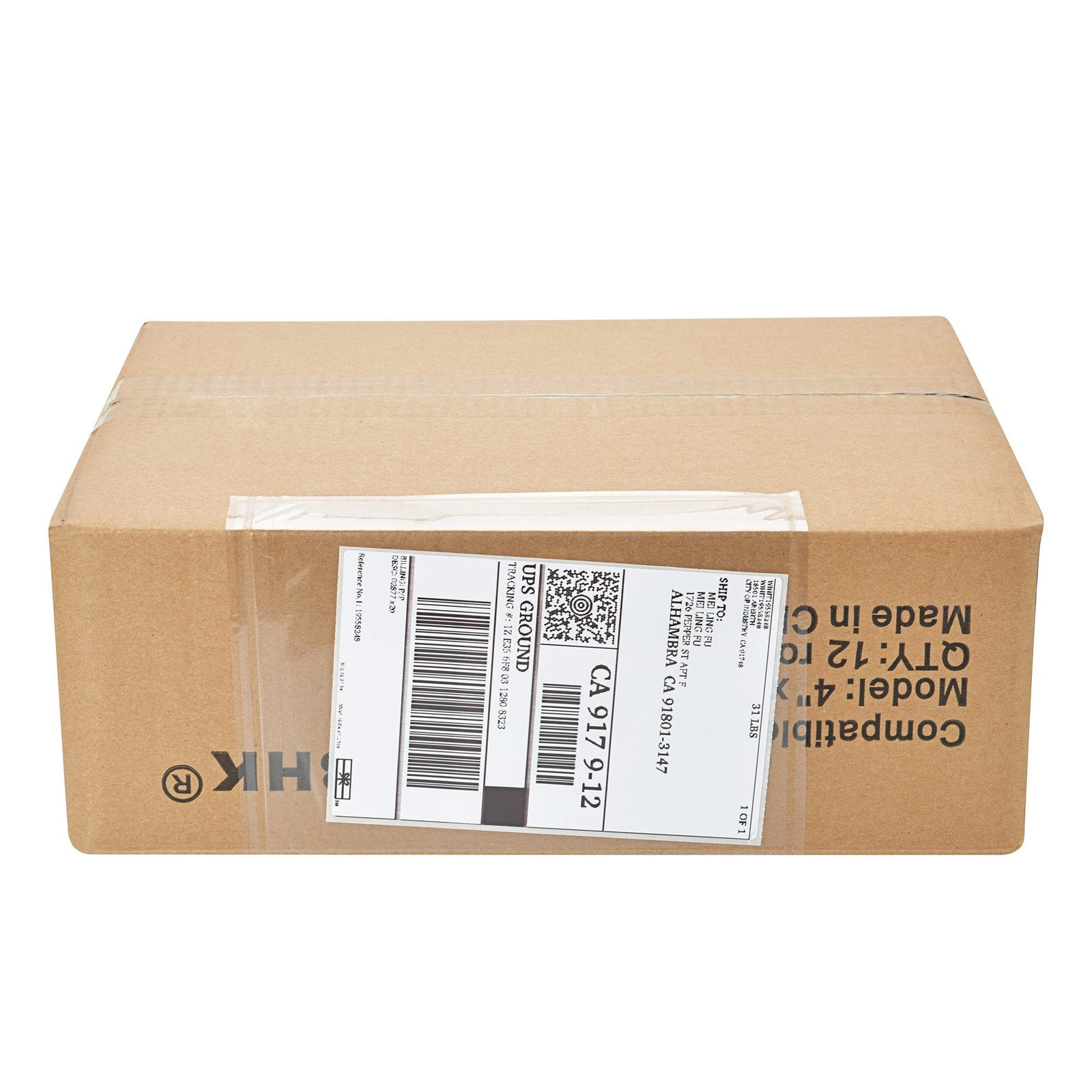 7.5 x 5.5 Clear Packing List Invoice Shipping Envelope Top Loading Self Adhesive