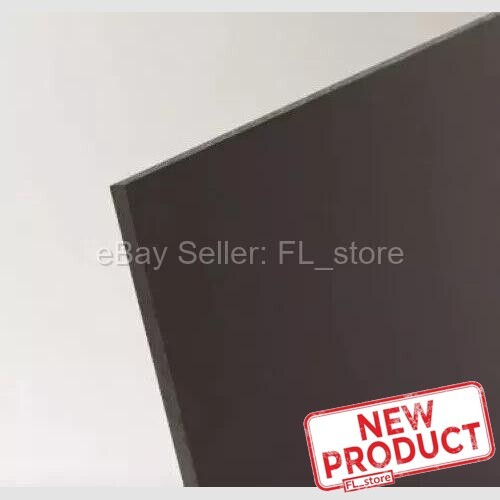 3/8″ Thick High Density Polyethylene Black Sheet 24″ L X 12″ W HDPE 2 Feet Long