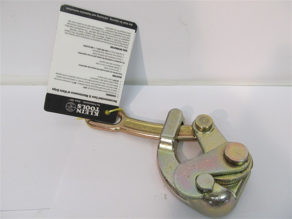 Klein Tools 1604-20L , Havens Cable Grip – 0.125″-0.500″ Capacity, Made in USA