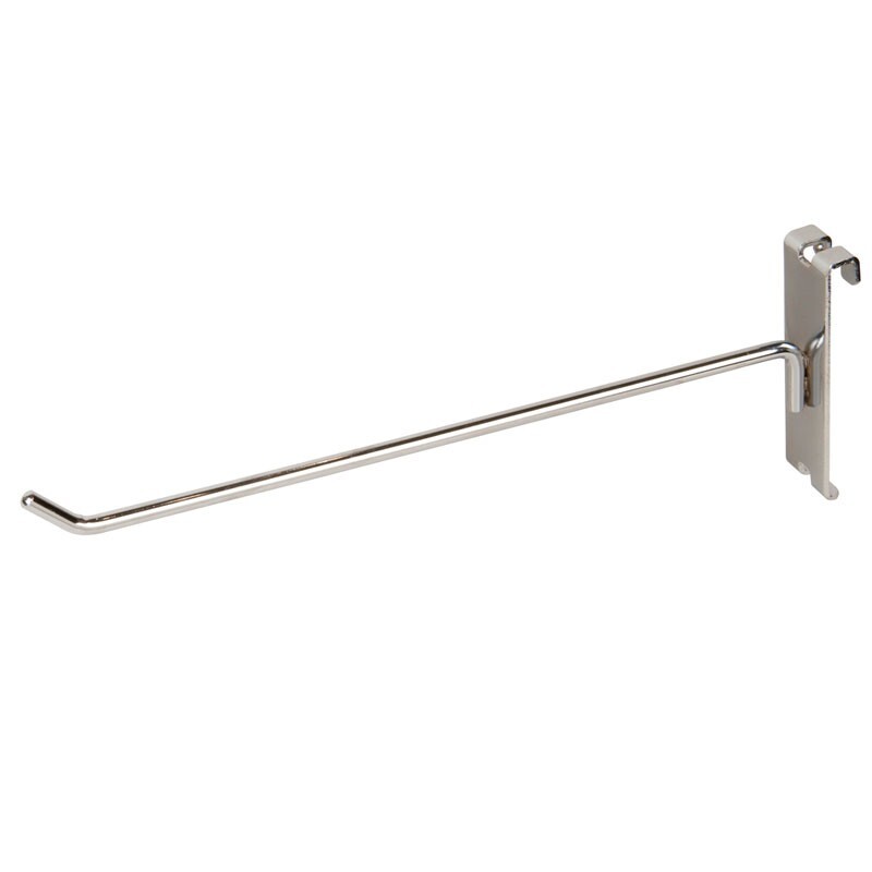 Gridwall Hooks: 1″, 2″, 4″, 6″, 8″, 10″, 12″ – Black, White, Chrome – FREE SHIP!