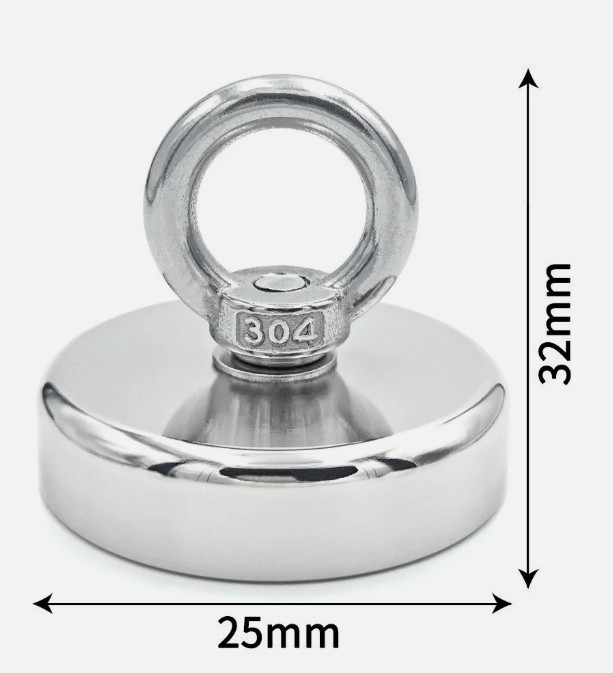 Super Strong Neodymium Fishing Magnet Hook N52 Heavy Duty Rare Earth Magnet with