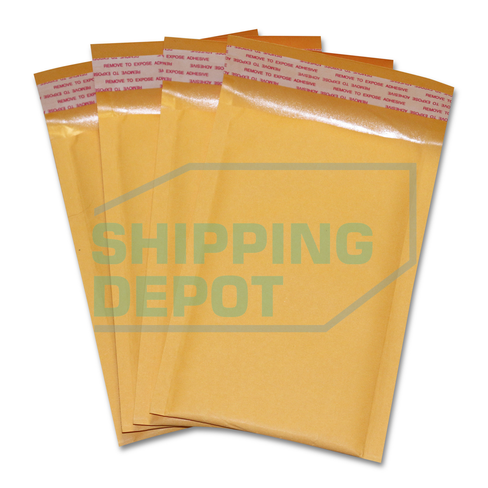 100 #000 4×8 Kraft Bubble Mailers Self Seal Padded Envelopes 4″x8″ Secure Seal