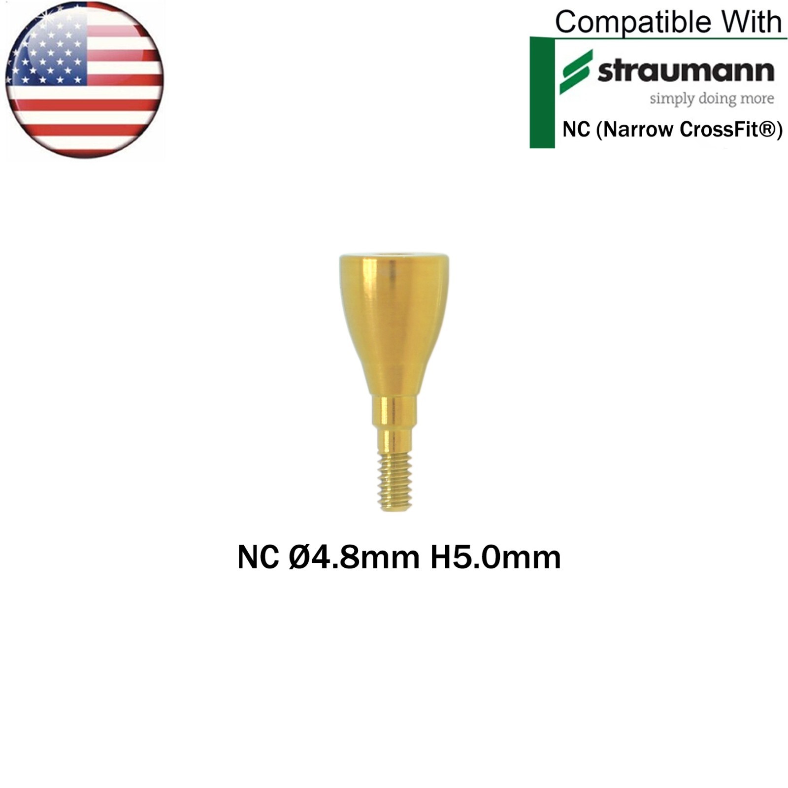 US Straumann Dental NC Healing Abutment Healing Closure Cover Cap Fit ITI BL/BLT