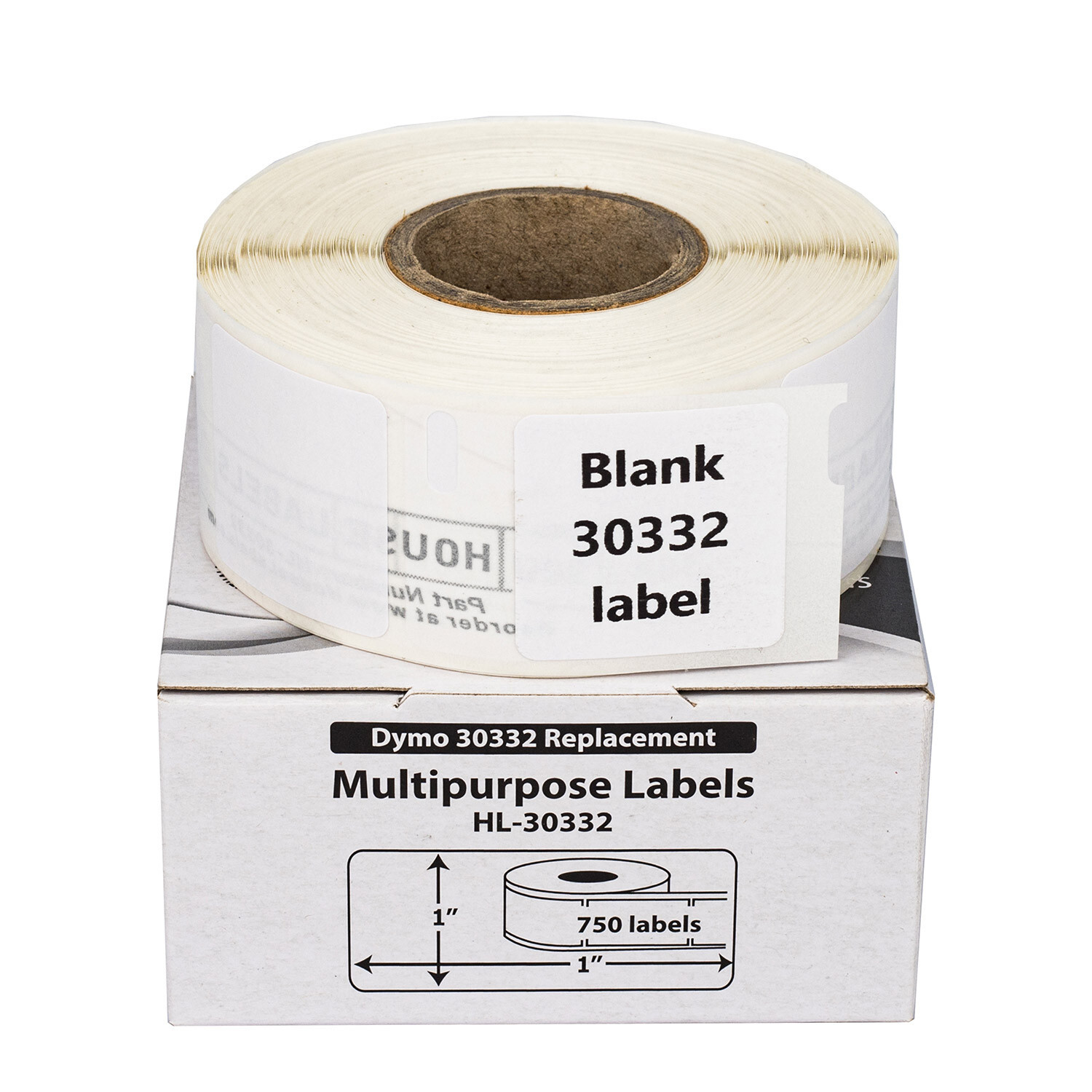 DYMO 30332 1×1 Direct Thermal Multipurpose Labels (1″ x 1″) – (1) Roll of 750