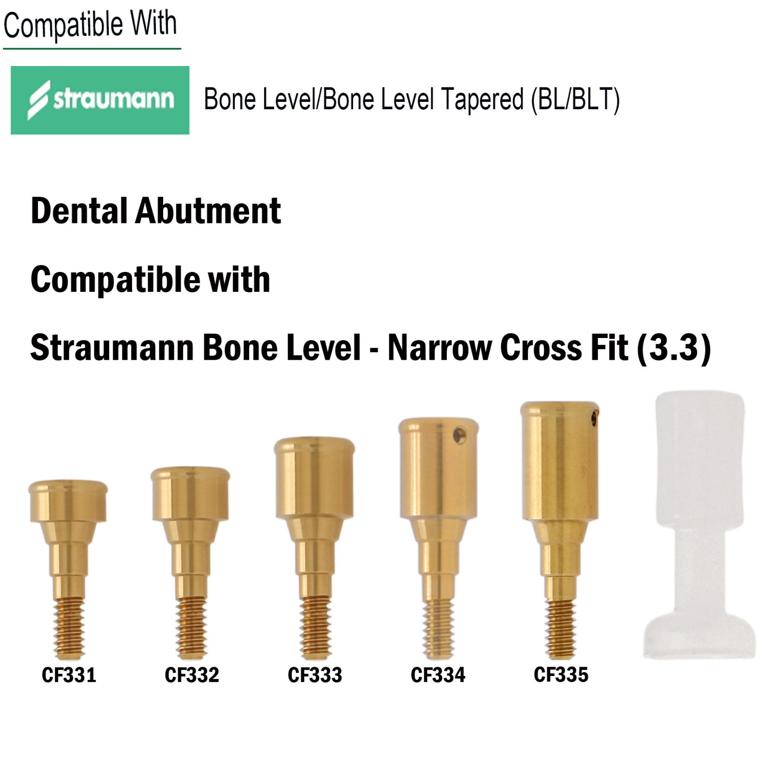Locator/Healing Abutments for Straumann ITI Bone Level BL/BLT NC/RC Closure Cap