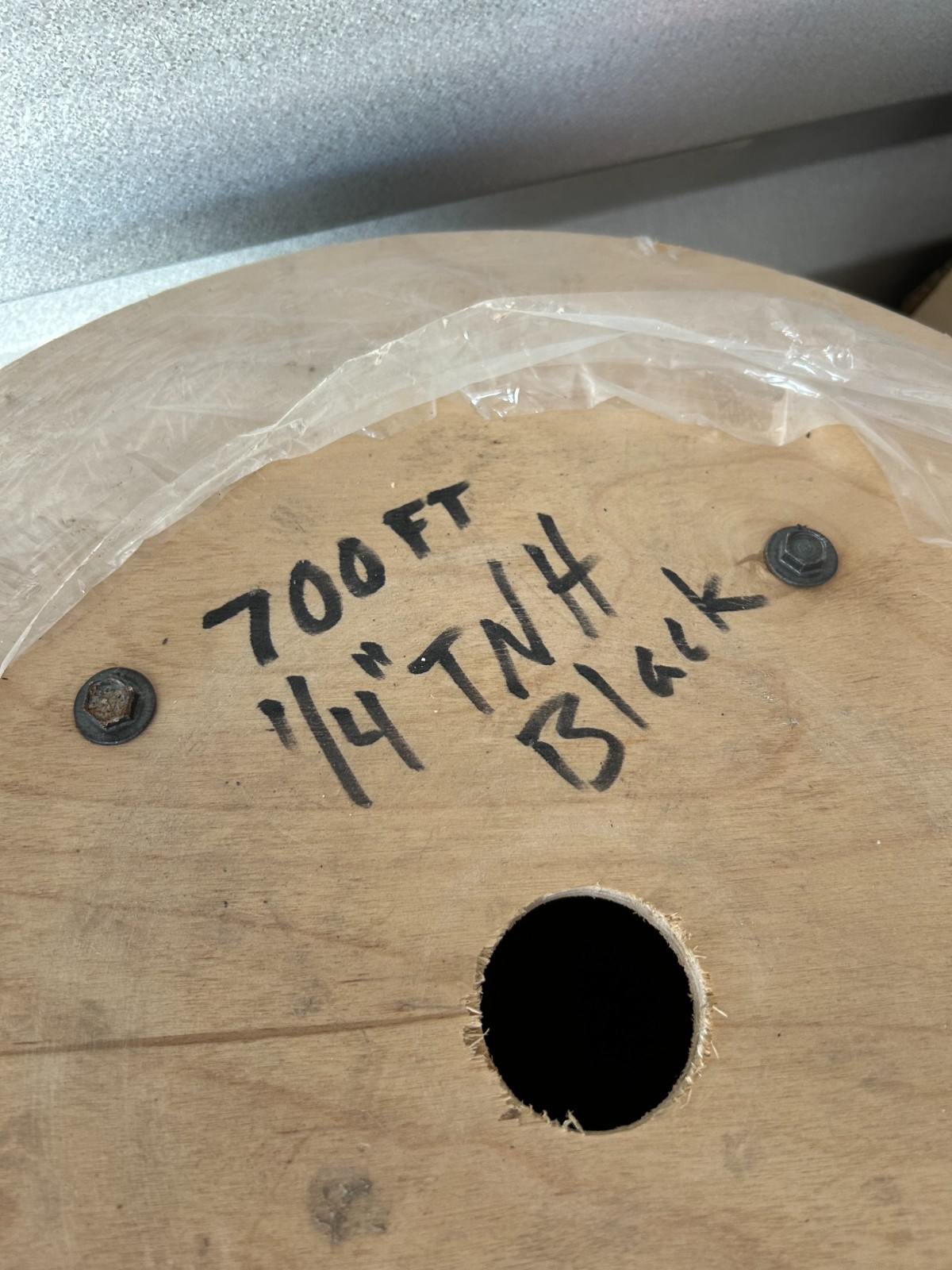 700 Feet of Black 1/4″ Baski Nylon Tubing